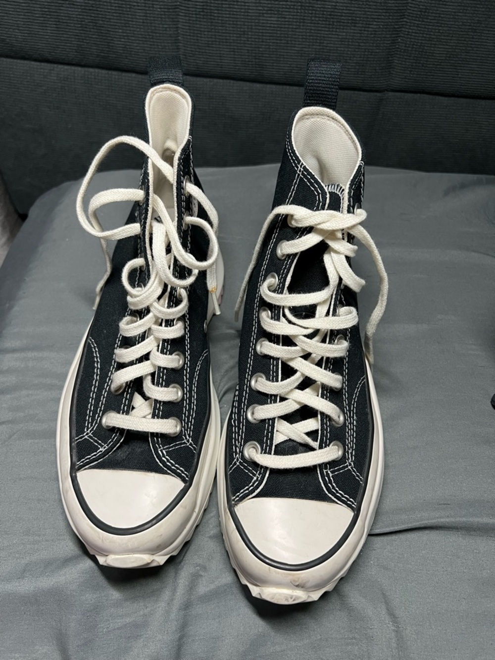 Converse White Textile Sneaker Interior Size Label